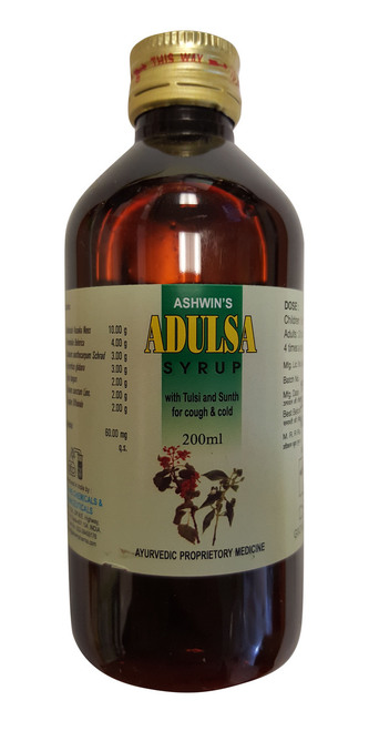 Ashwin's adulsa syrup 200 ml