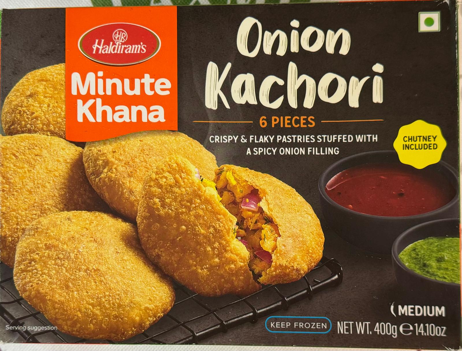 Haldiram Onion Kachori - 6 Pcs