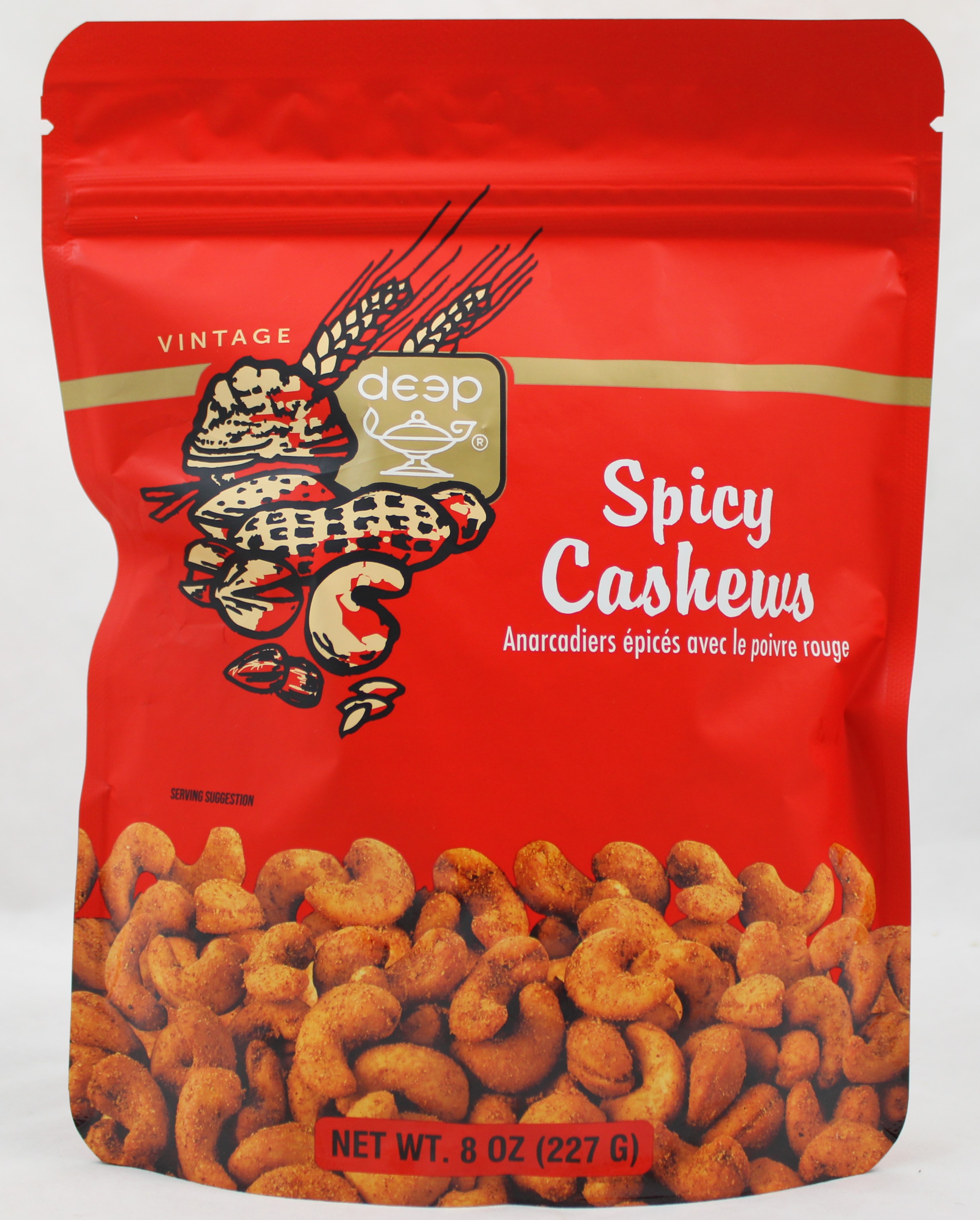 Deep Spicy Cashews - Red Pepper (8 OZ - 227 GM)