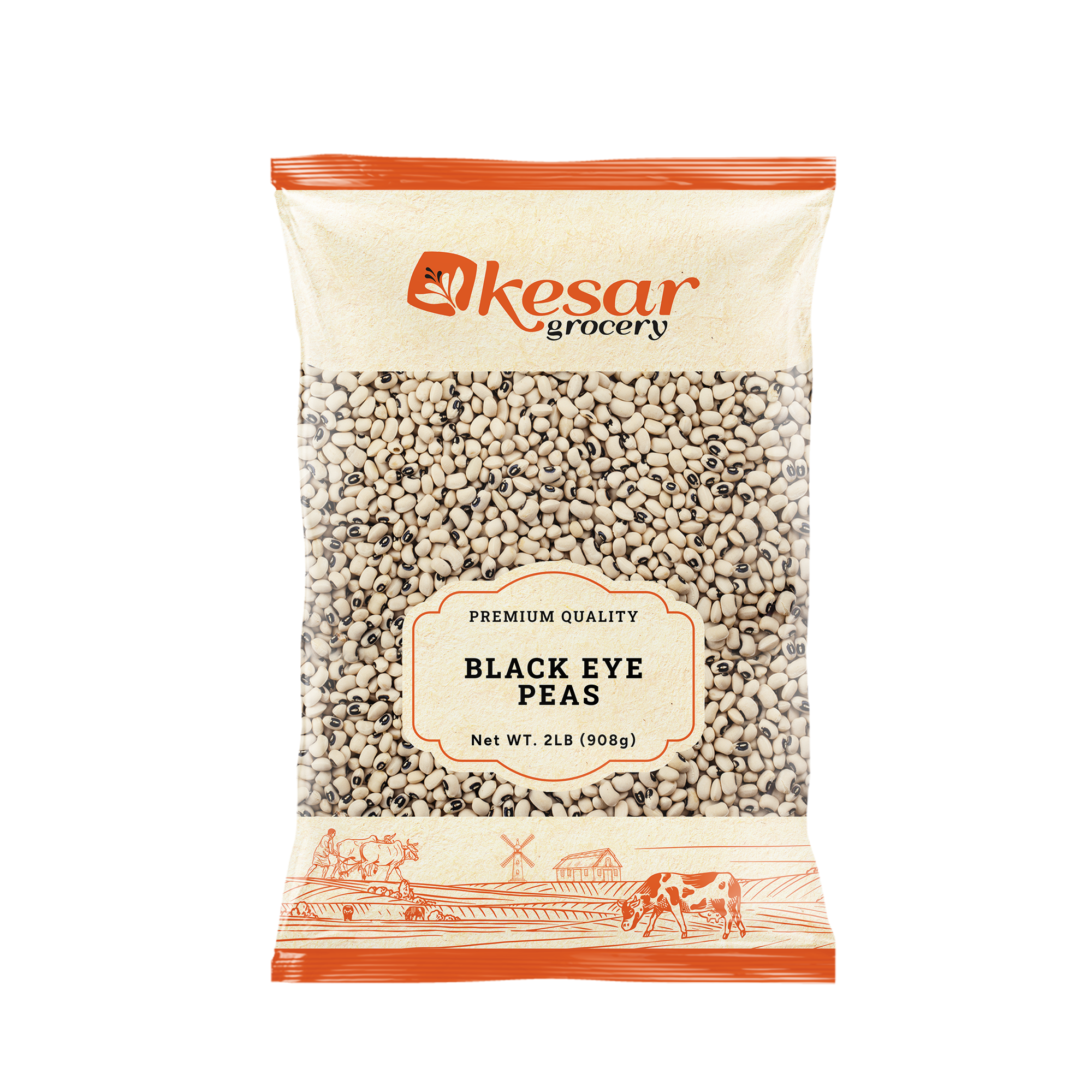 Kesar Blackeye Peas (Bean) - 2 LB (908 GM)
