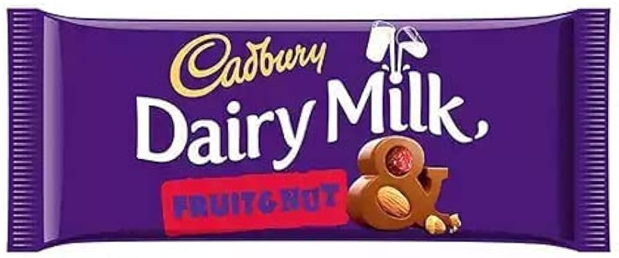 Cadbury Dairy Milk Fruit & Nut - 110 GM