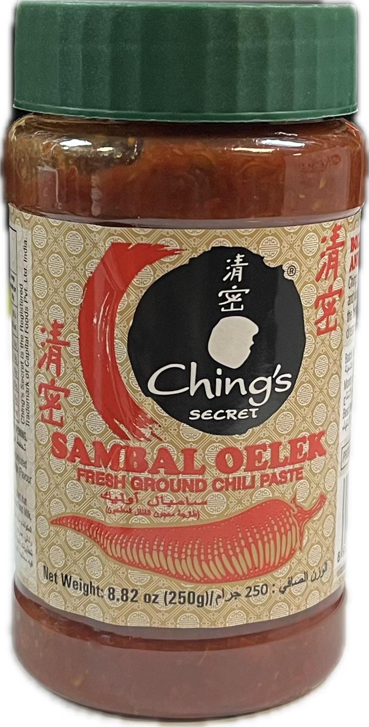 Chings Sambal Oelek (Ground Chili Paste) - 8.82 OZ (250 GM)