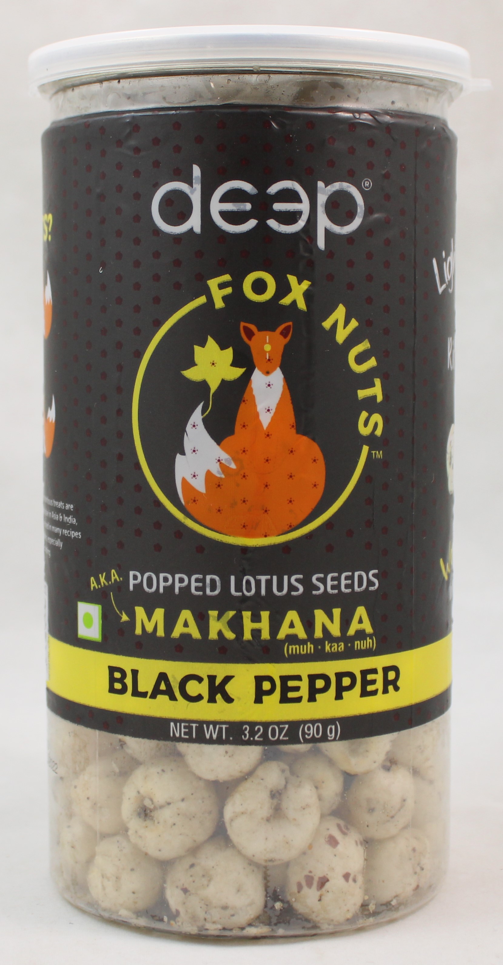 Deep Fox Nuts - Black Pepper (3.2 OZ - 90 GM)