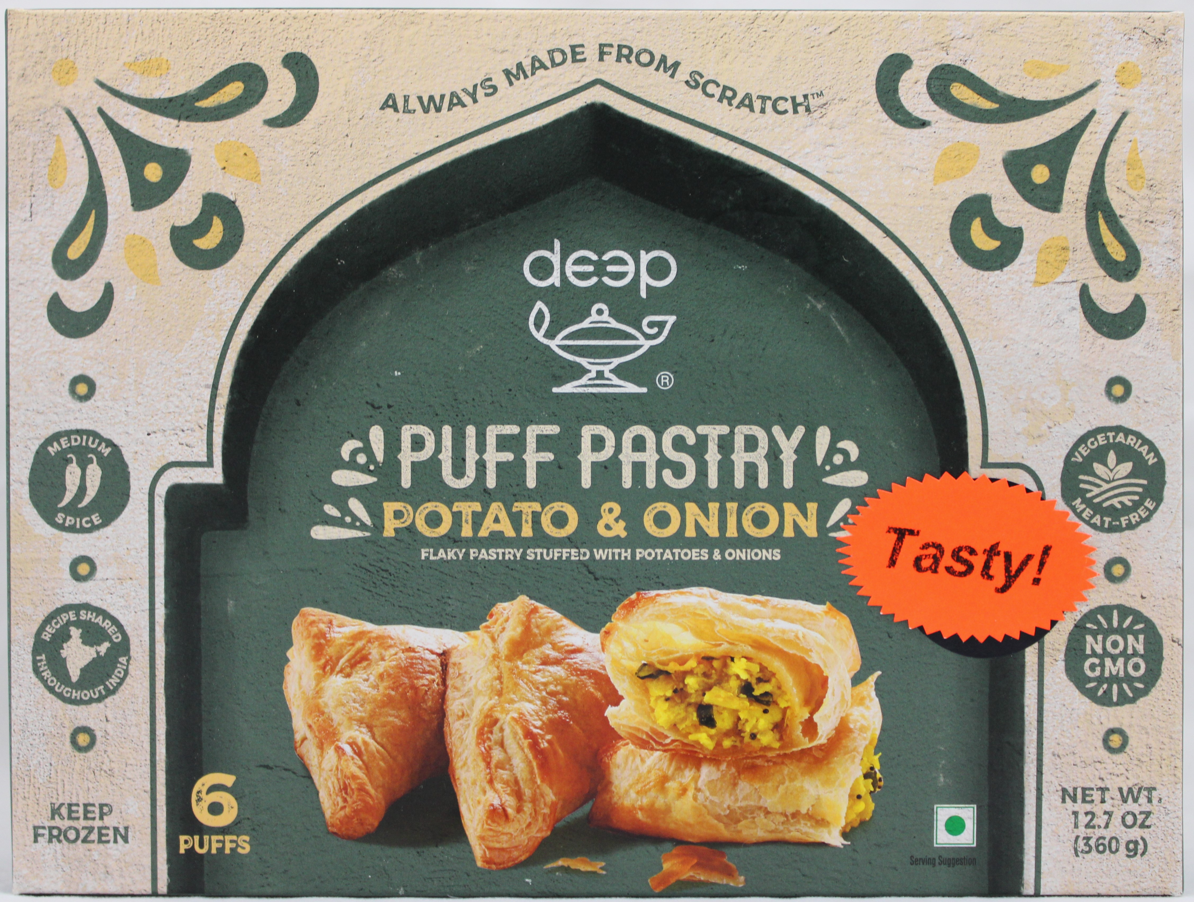 Deep Puff Pastry (POTATO & ONION-6 PCS)