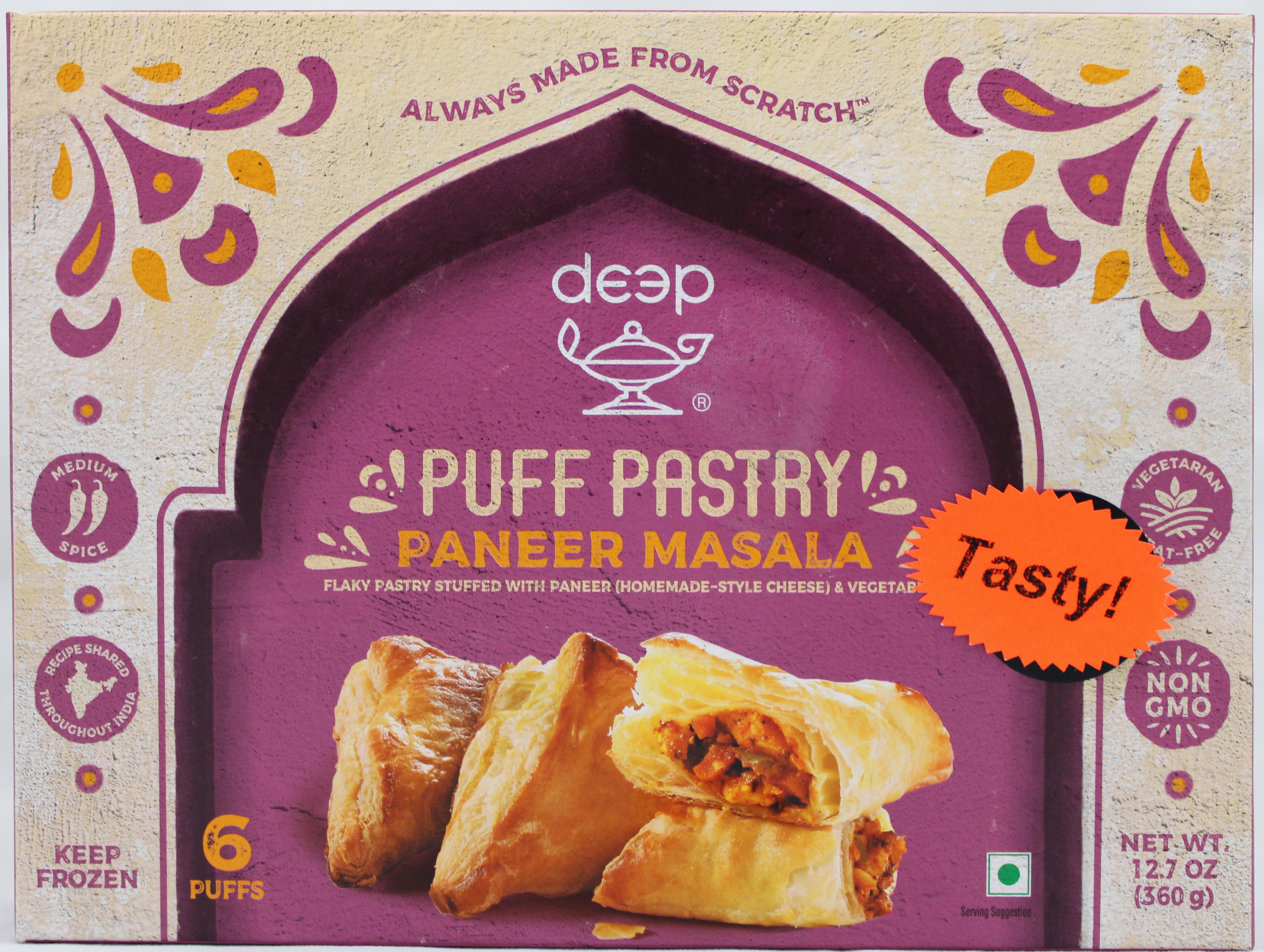 Deep Puff Pastry (PANEER MASALA-6 PCS)