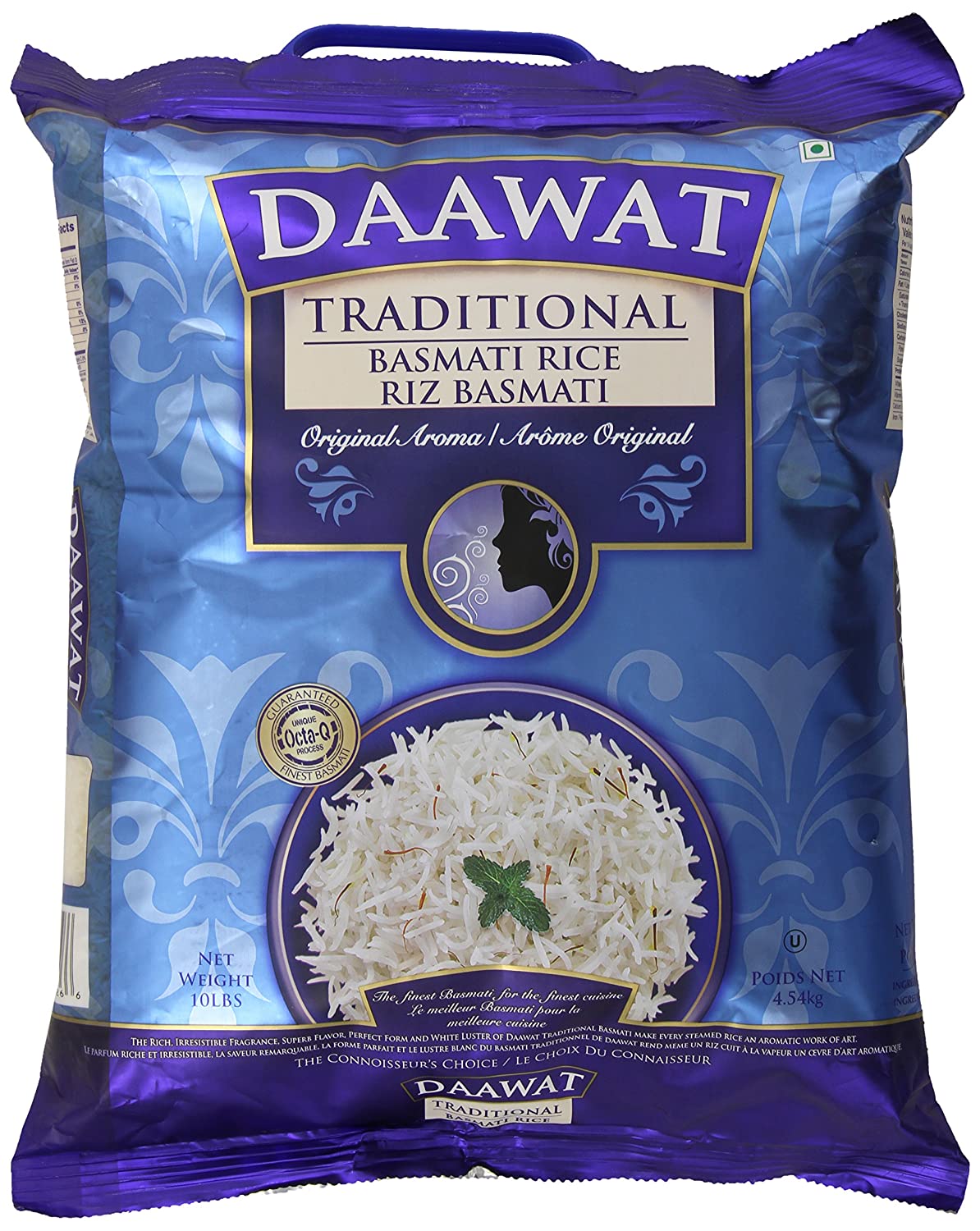 Daawat Traditional  Basmati Rice (10 LB - 4.54 KG)