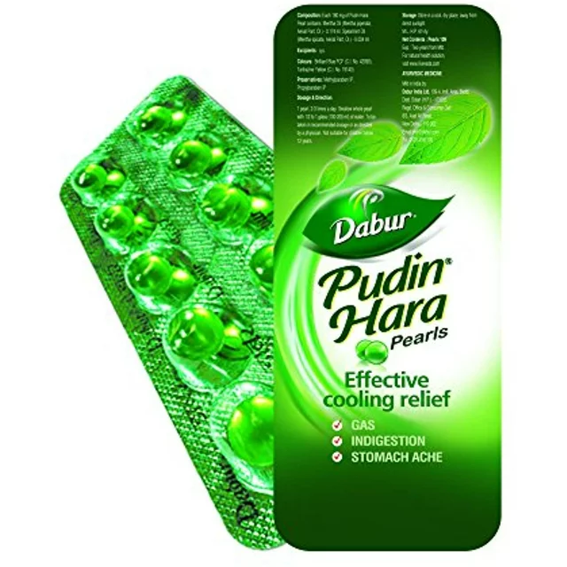 Dabur Pudin Hara Pearls - 10 Capsules