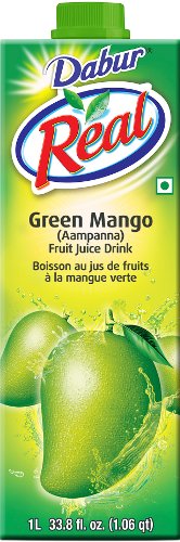 Dabur Real Green Mango (Aampanna) Juice - 1 LTR