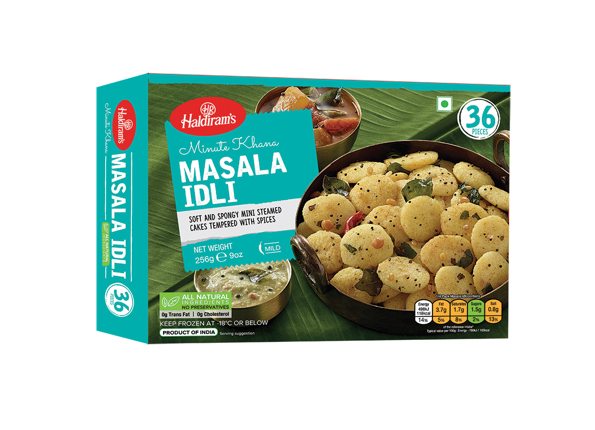 Haldiram Frozen Masala Idli (9 OZ - 256 GM)