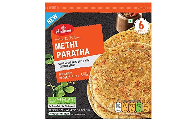 Haldiram Methi Paratha 6 Pcs