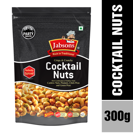 Jabsons Cocktail Nuts - 300 GM