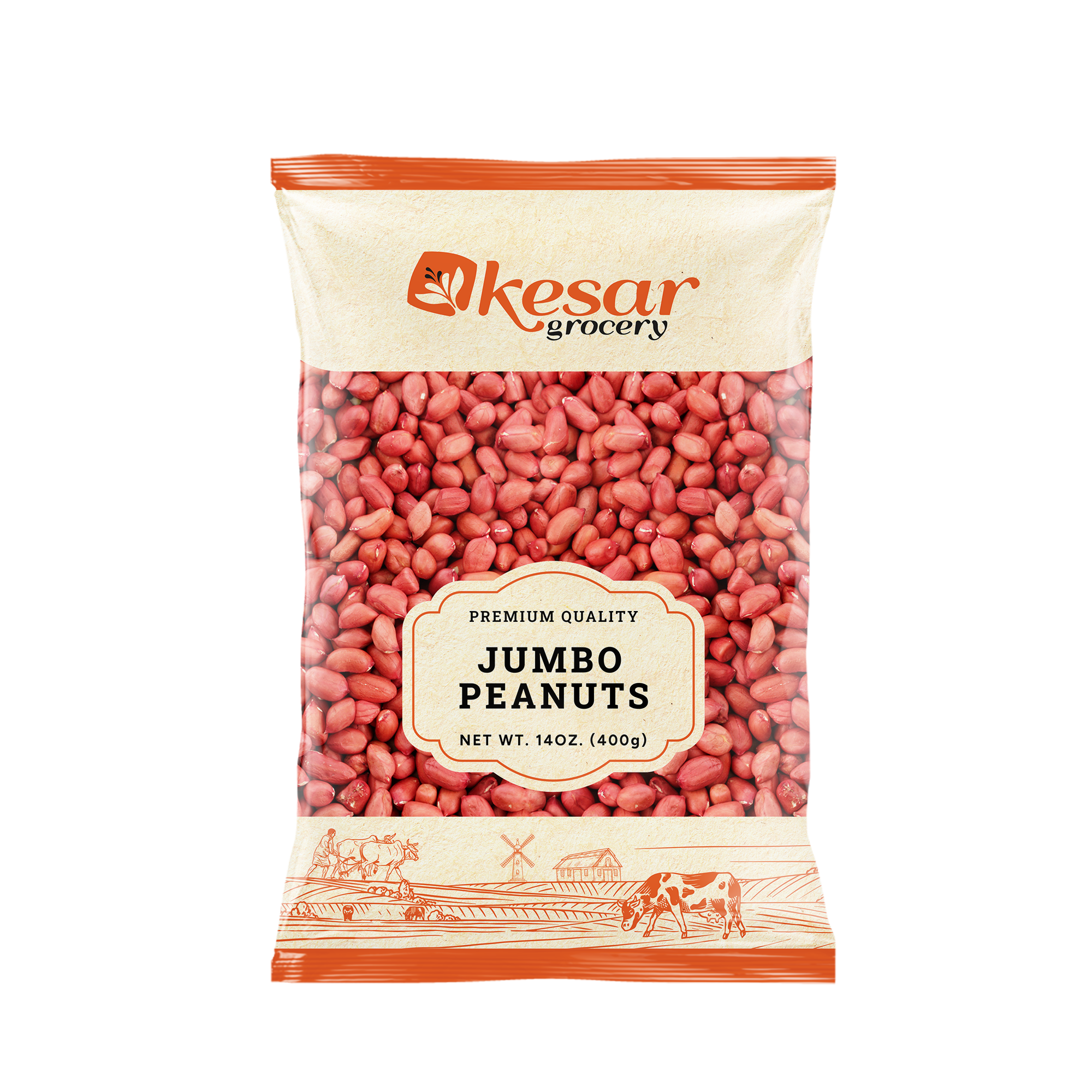 Kesar Jumbo Peanuts, 14 OZ (400g)