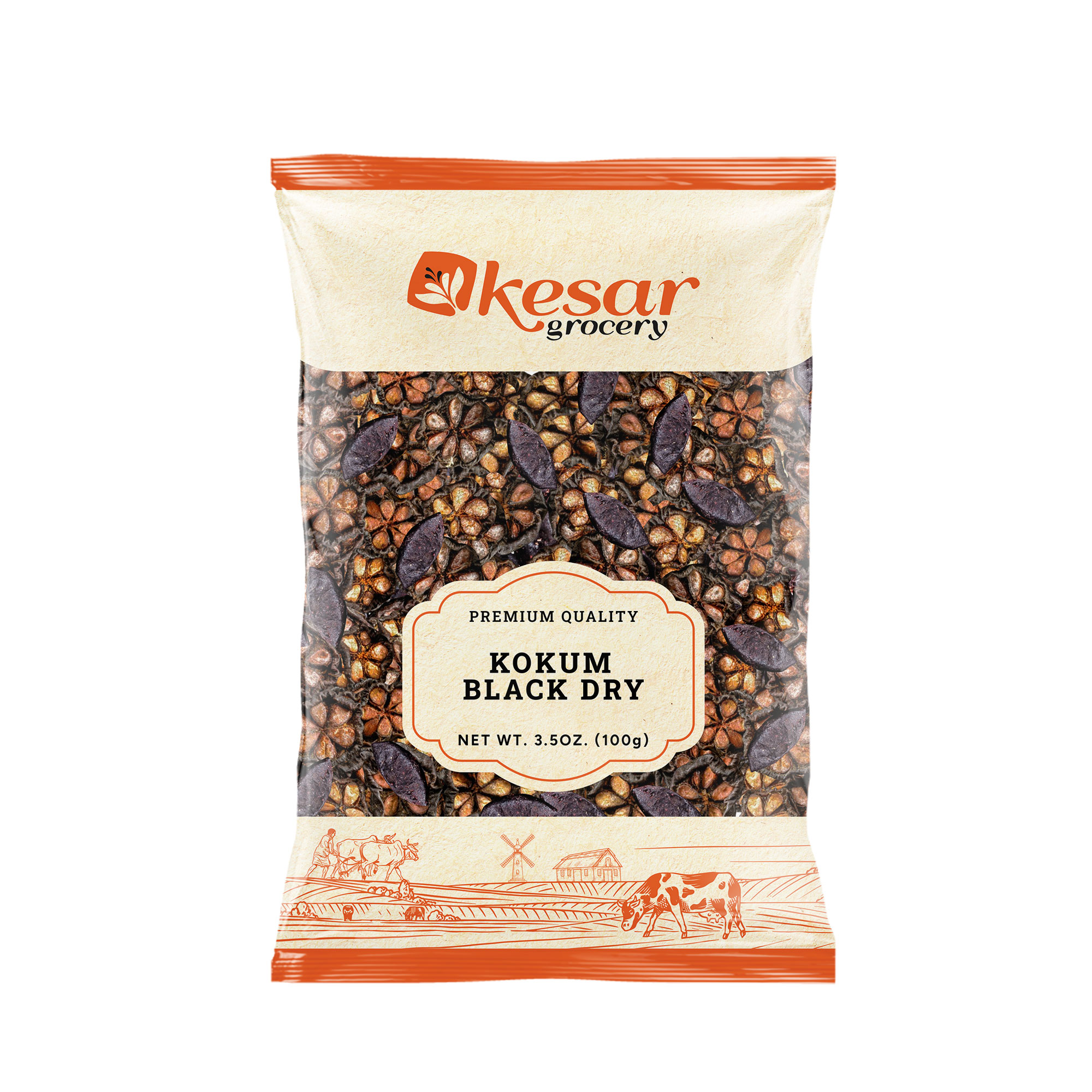 Kesar Kokum Black Dry (3.5 OZ, 100 Gm)
