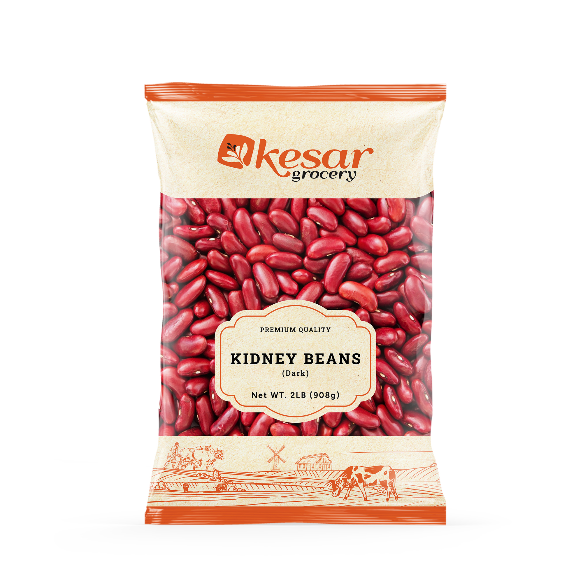 Kesar Kidney Beans Dark, 2lb(908 g)