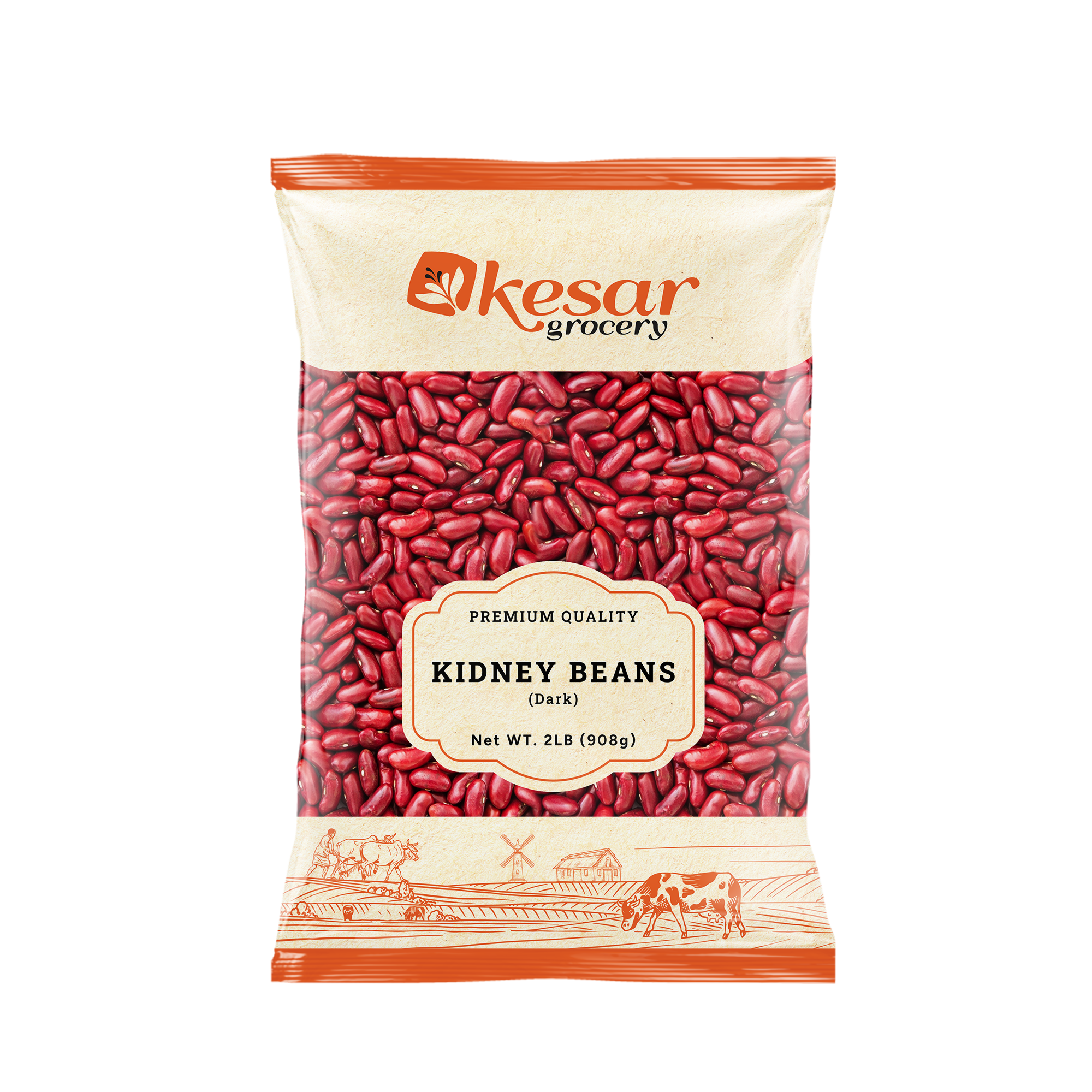 Kesar Kidney Beans Dark, 2lb(908 g)