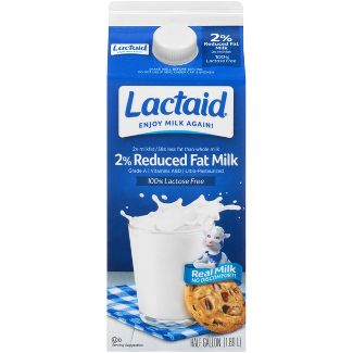 Lactaid 100% Lactose Free 2% Reduced Fat Milk (64 FL OZ) Lactaid 100% Lactose Free 2% Reduced Fat Milk (64 FL OZ)