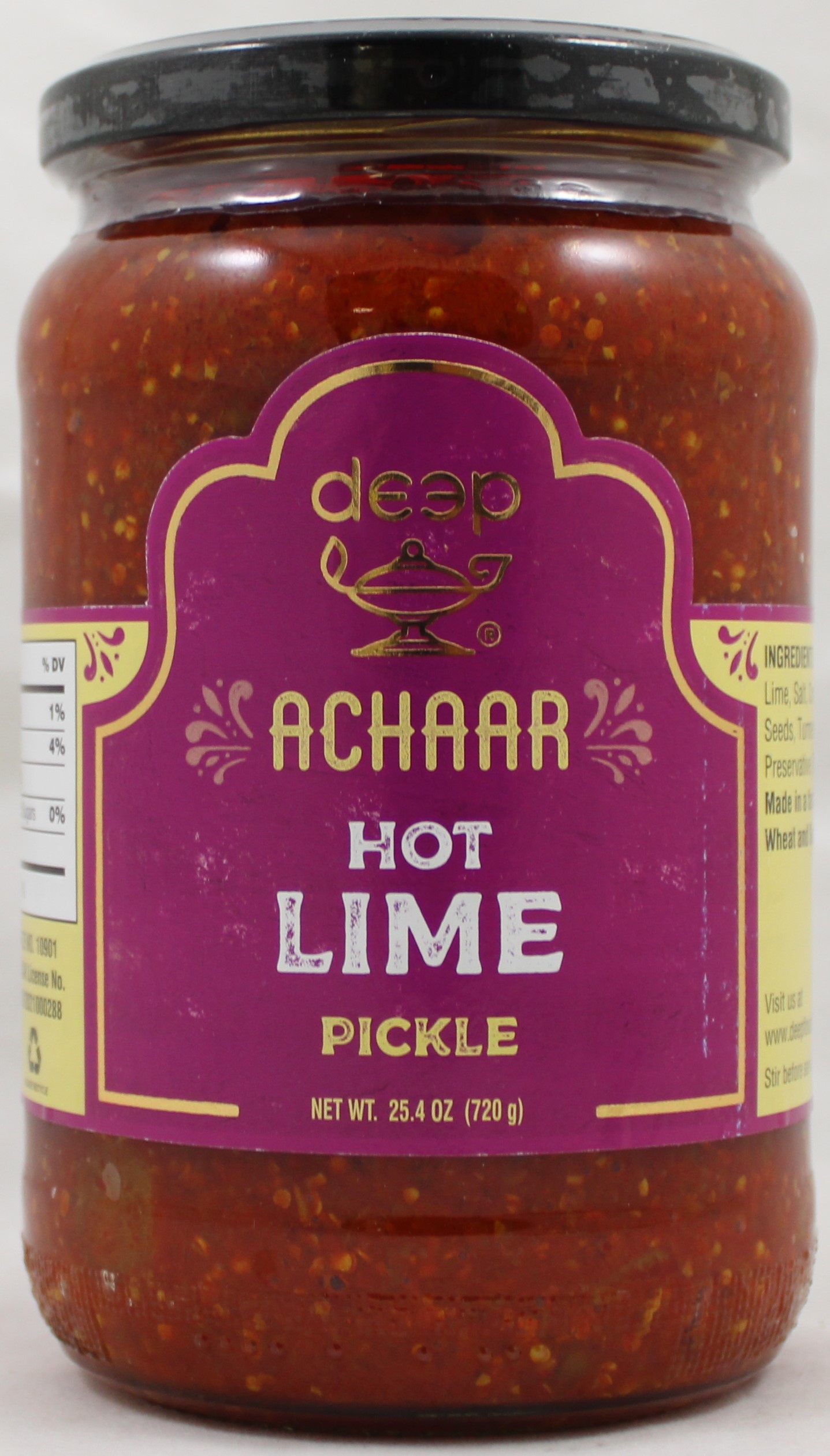 Deep Hot Lime Pickle - 720 GM