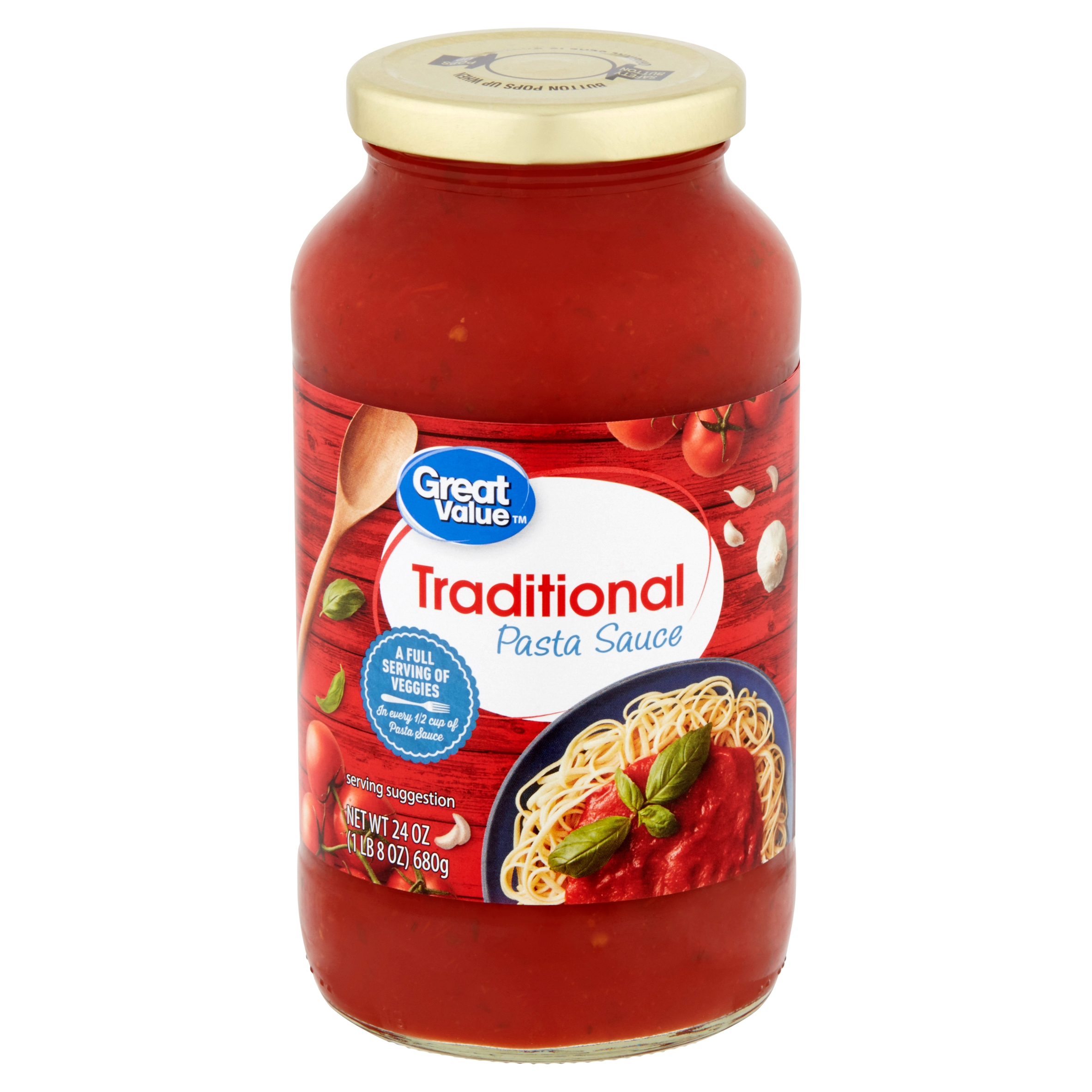 Great Value Traditional Pasta Sauce  (24 OZ-680 GM)