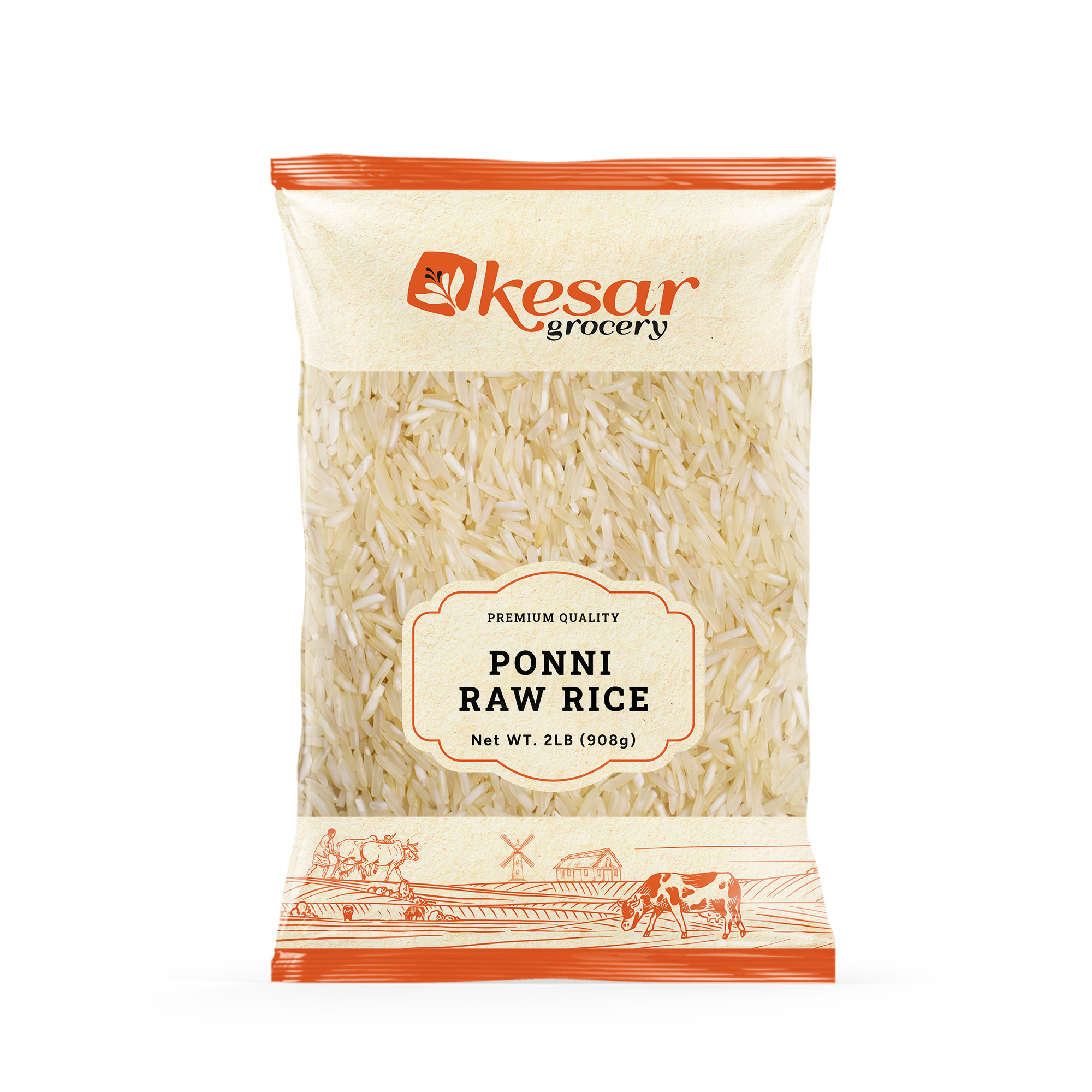 Kesar Ponni Raw Rice - 4 LB