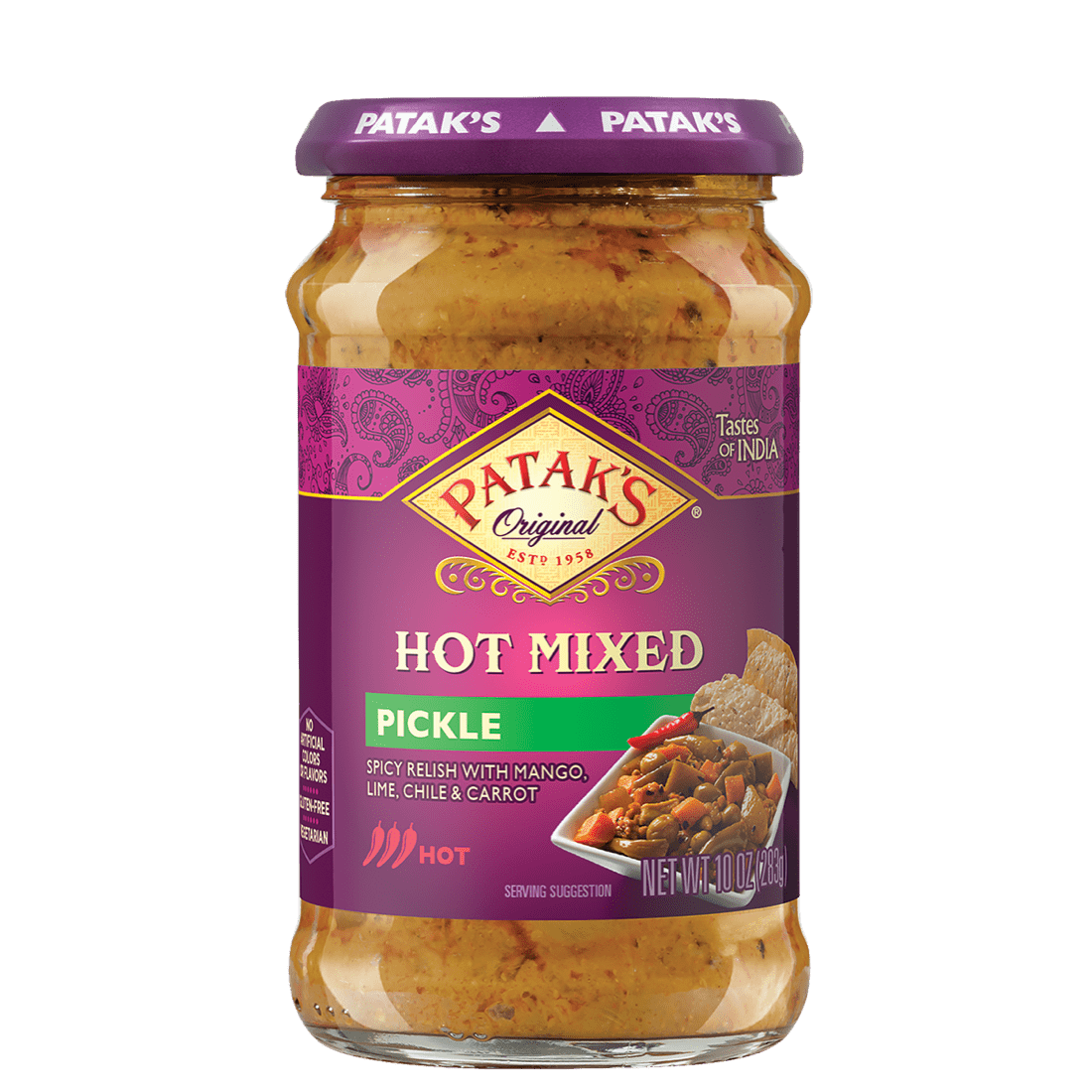 Patak'S Mix Pickle (HOT) - 10 OZ