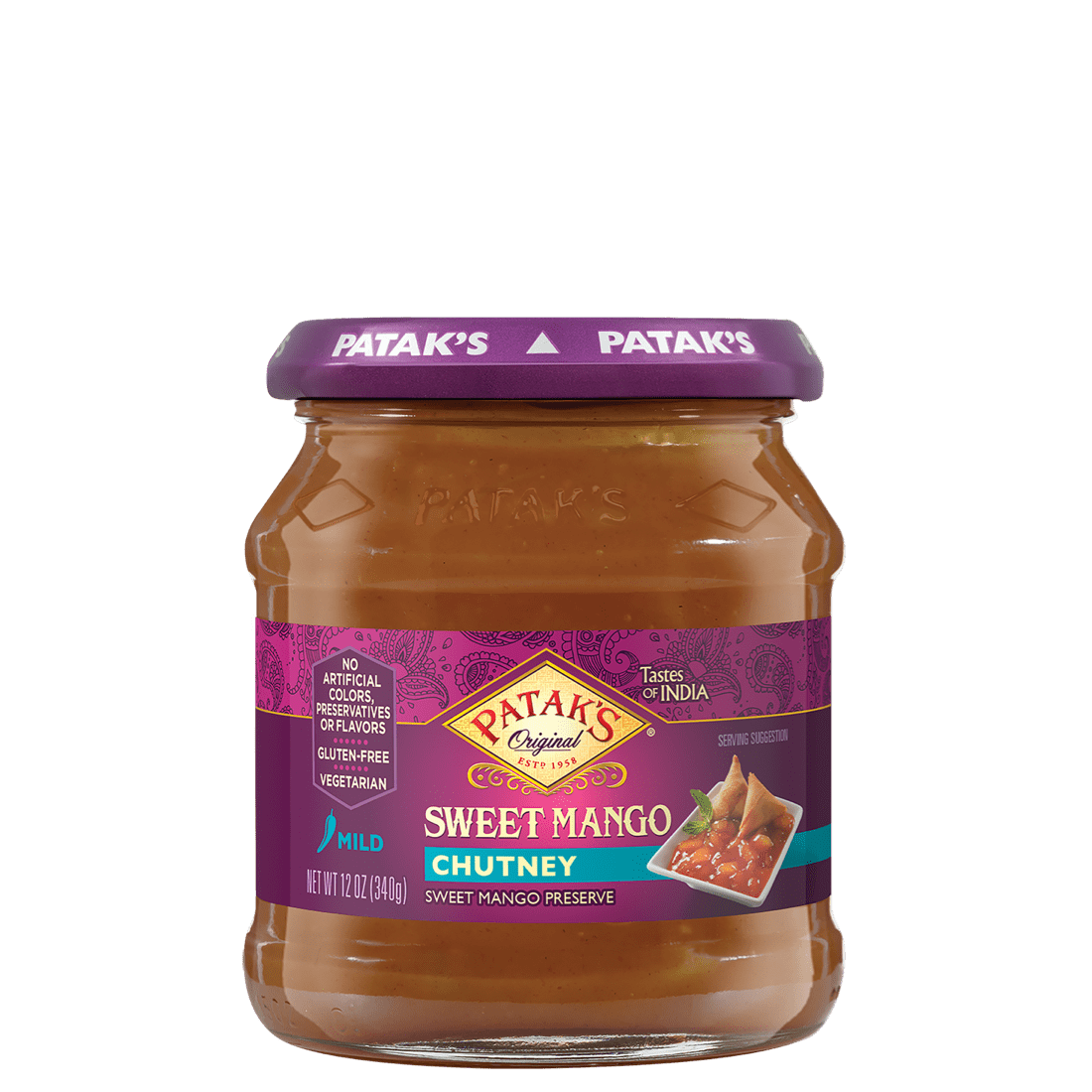 Patak'S Sweet Mango Chutney (MILD) - 12 OZ