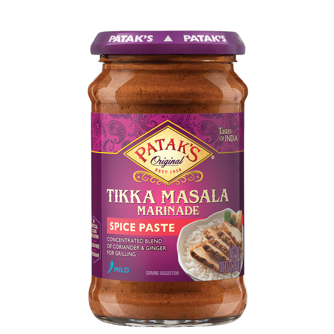 Patak'S Tikka Masala Marinade Spice Paste (MILD) - 10 OZ