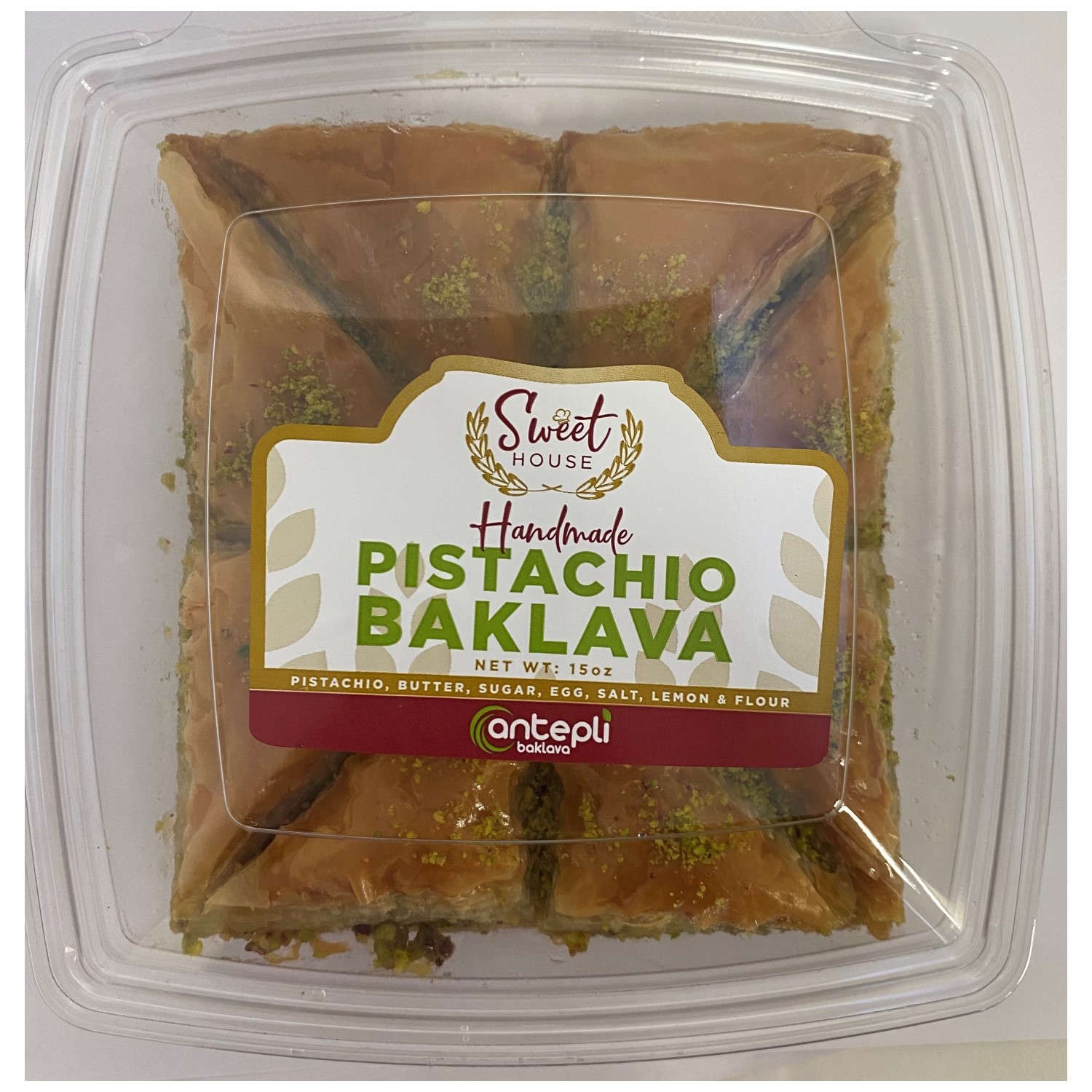 Sweet House Pistachio Baklava (7 OZ)
