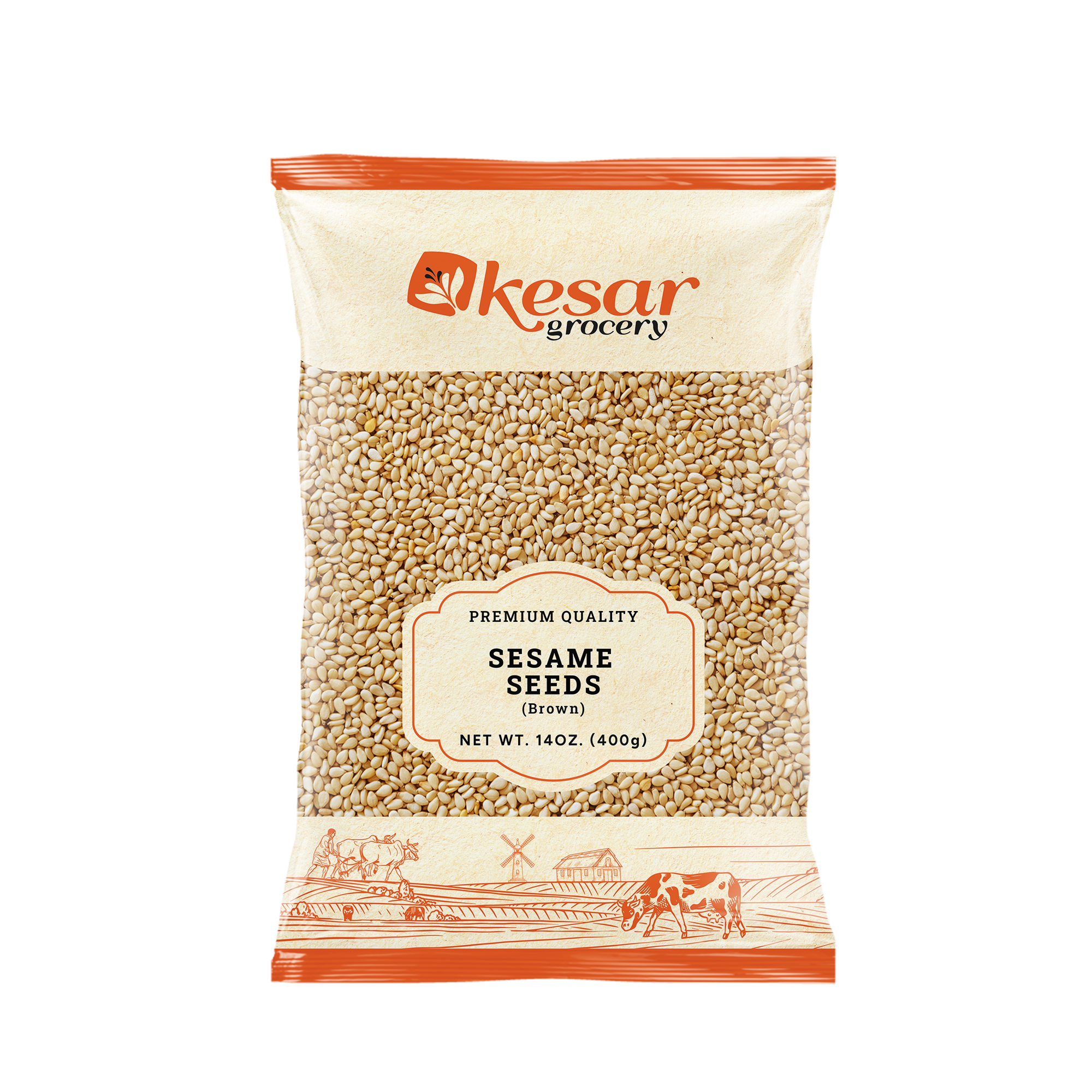 Kesar Sesame Seed (Brown) - 14 Oz (400 Gm)