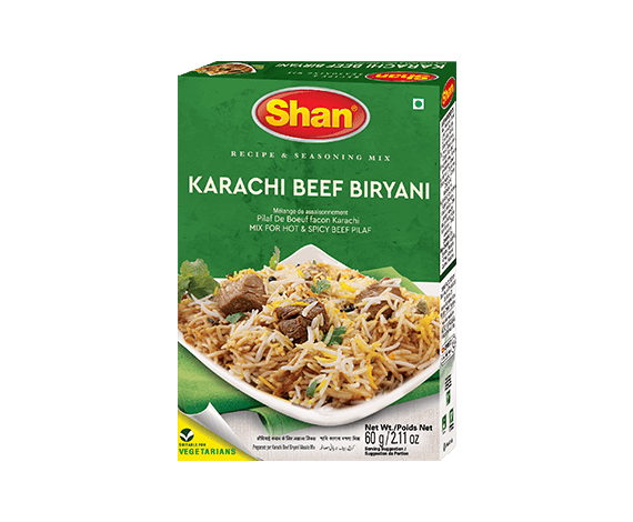 Shan Karachi Beef Biryani Masala - 60 GM