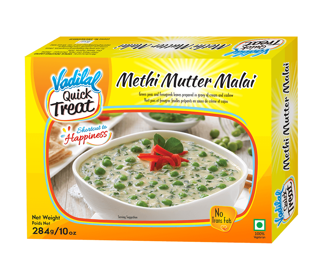 Vadilal Methi Mutter Malai (10 OZ - 283 GM)