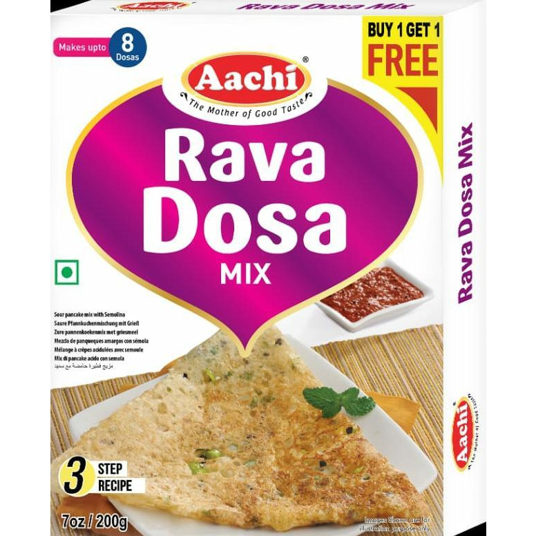 Aachi Rava Dosa Mix - 6.3 Oz (180 Gm)
