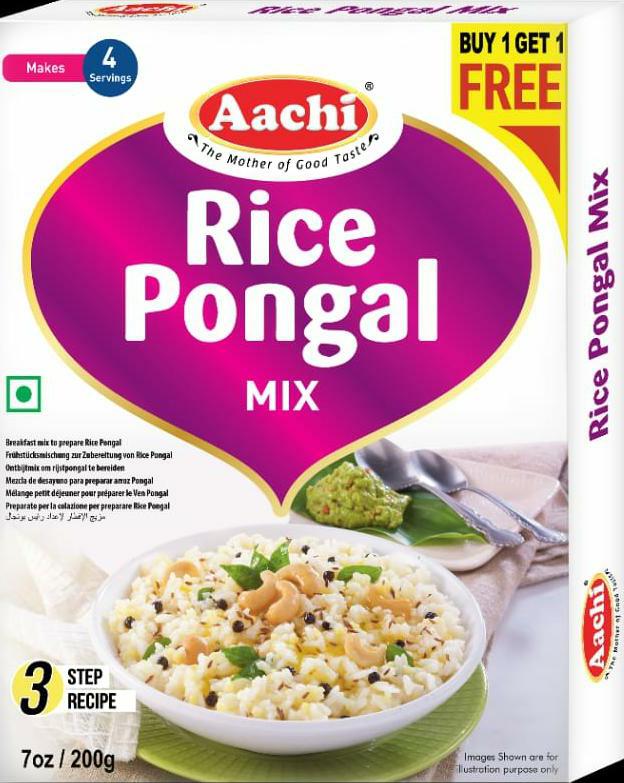 Aachi Rice Pongal Mix - 6.3 Oz (180 Gm)