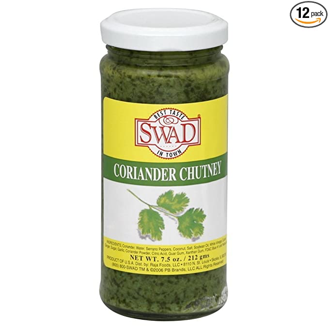 Swad Coriander Chutney 7.5 Oz
