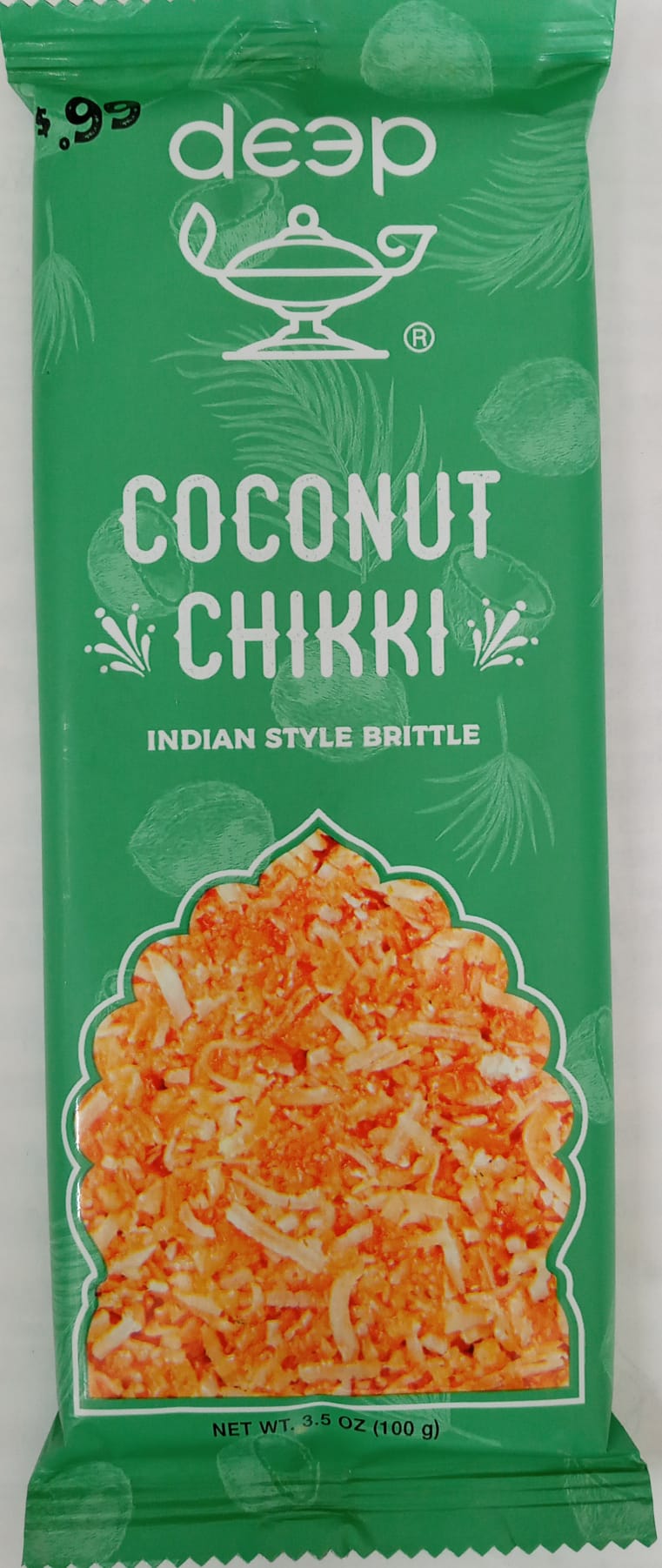 Deep Coconut Chikki Bar (3.5 OZ - 100 GM)