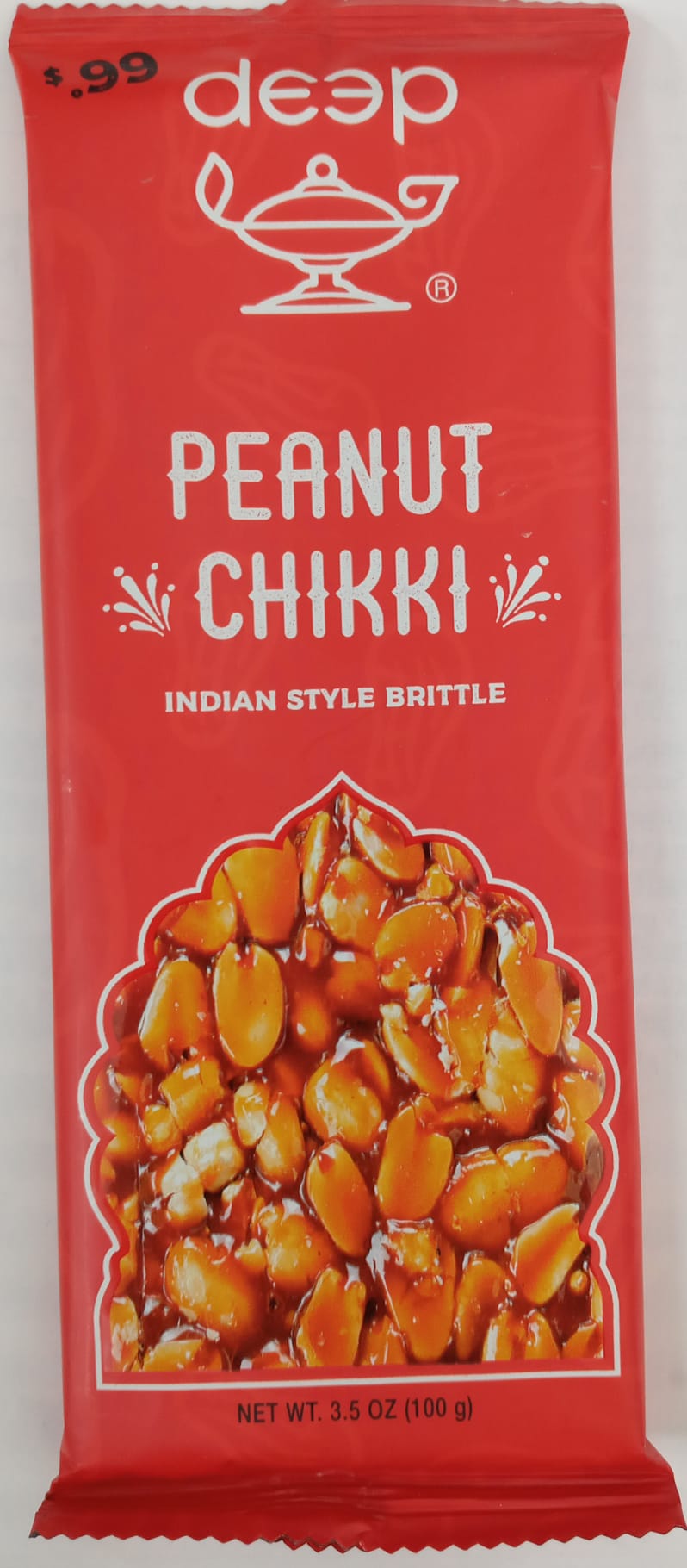 Deep Peanut Chikki Bar (3.5 OZ - 100 GM)