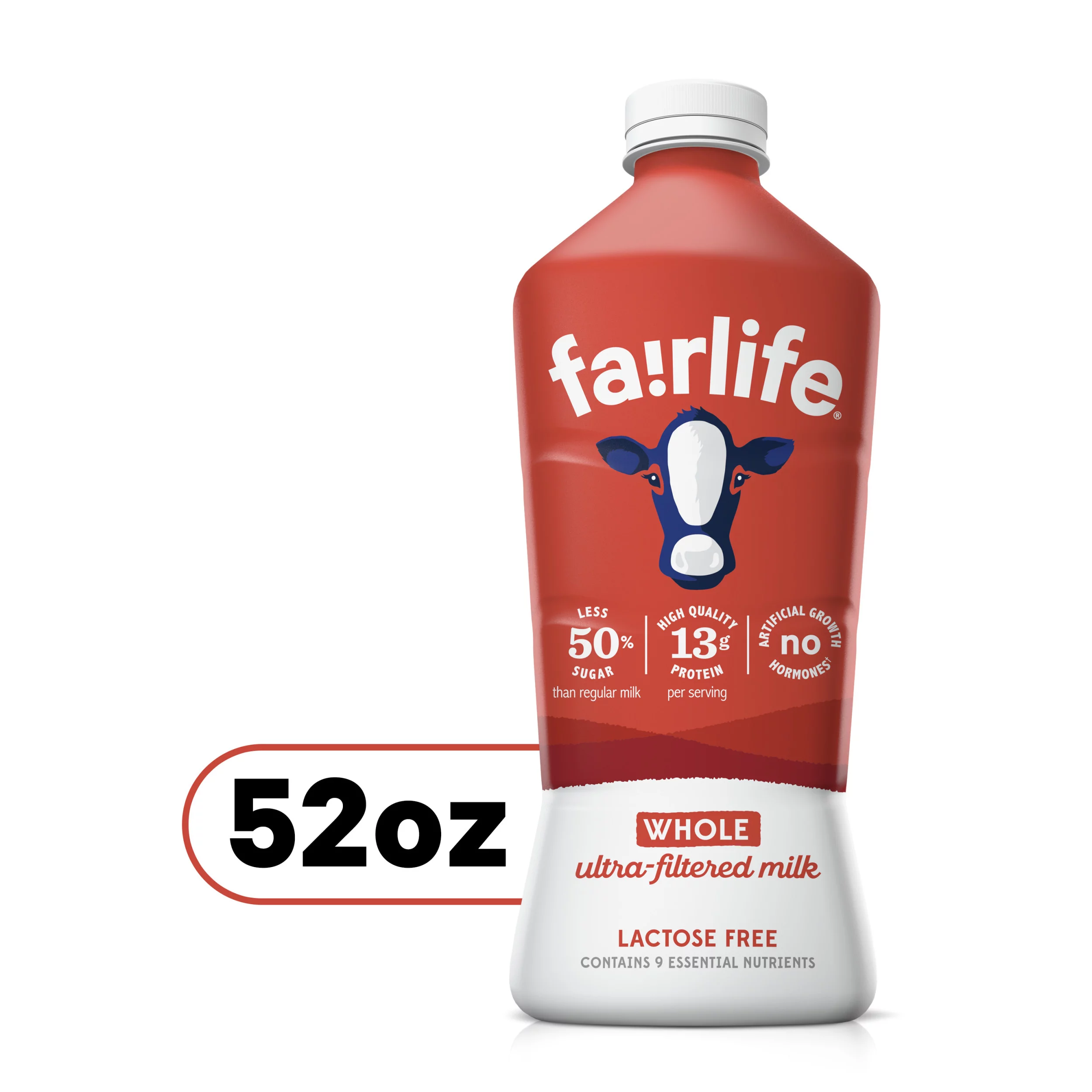 fairlife Whole Ultra-Filtered Milk, Lactose Free, 52 fl oz fairlife Whole Ultra-Filtered Milk, Lactose Free, 52 fl oz