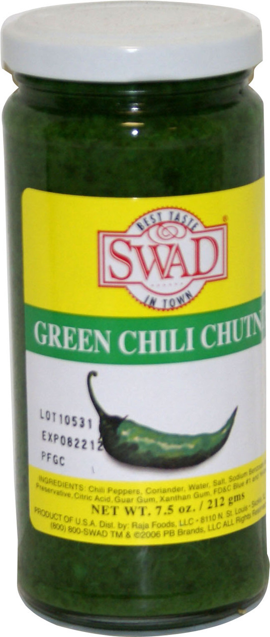 Swad Green Chilli Chutney 7 OZ