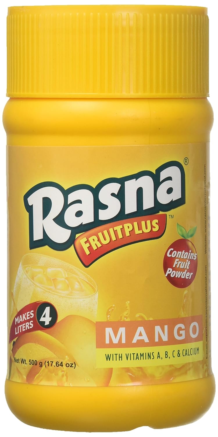 Rasna Fruit Plus Juice Mix (Mango) - 500 GM