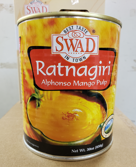 Swad Ratnagiri Alphonso Pulp (cane) 850 GM