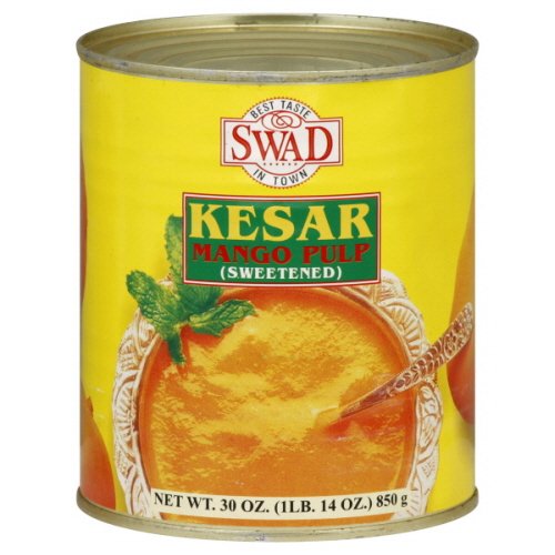 Swad Kesar Mango Pulp (30 OZ - 850 GM)