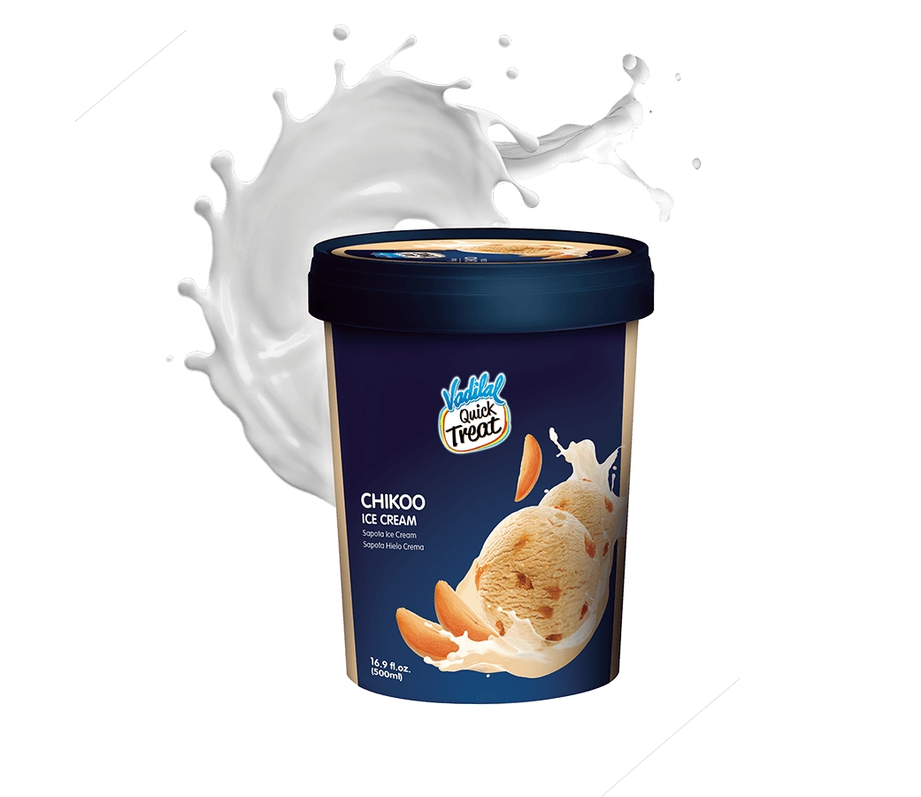 Vadilal Chikoo Ice Cream (500 ML)