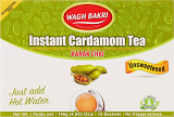 Waghbakri Instant Tea Cardamon Unsweetened (4.94 OZ - 10 Sachets)