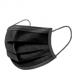 3-ply Surgical Mask (black)-50 Pcs
